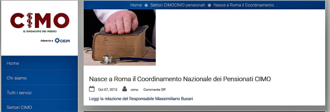 COORDINAMENTO NAZIONALE CIMO PENSIONATI - www.cimosicilia.org