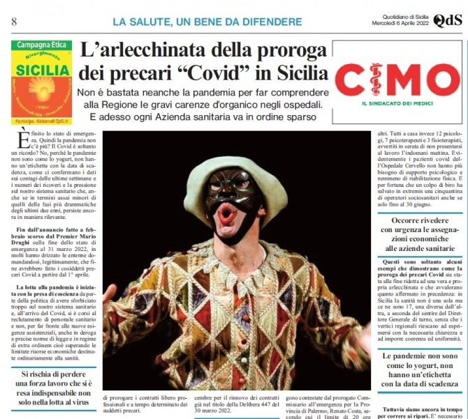 CIMO & QDS DEL 6 APRILE 2022 - www.cimosicilia.org